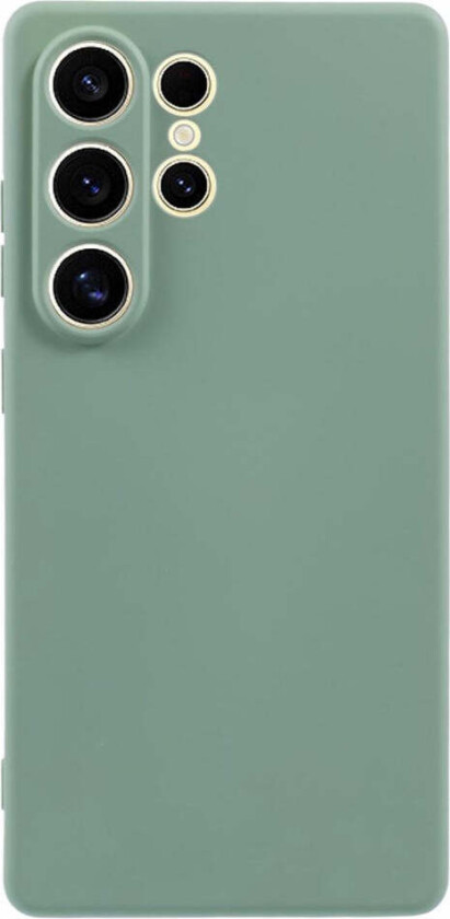 Samsung Galaxy S25 Ultra Fôret Fleksibelt Plast Deksel - Lysegrønn