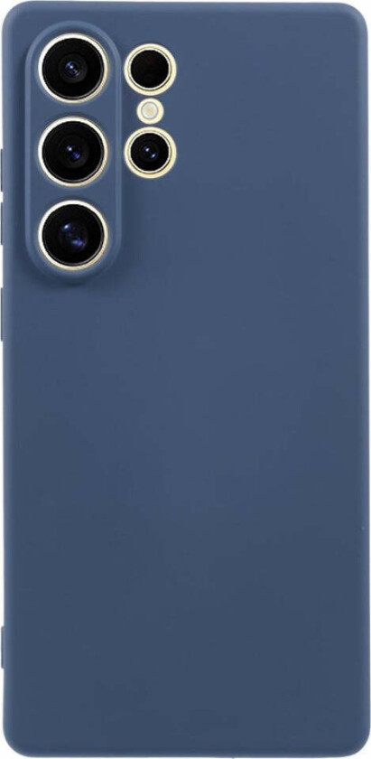 Samsung Galaxy S25 Ultra Fôret Fleksibelt Plast Deksel - Mørkeblå