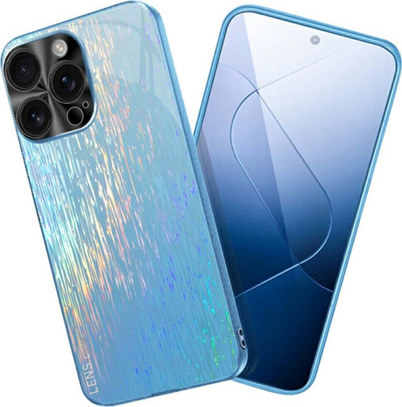 iPhone 16 Pro Hardt Plast Deksel - Blå