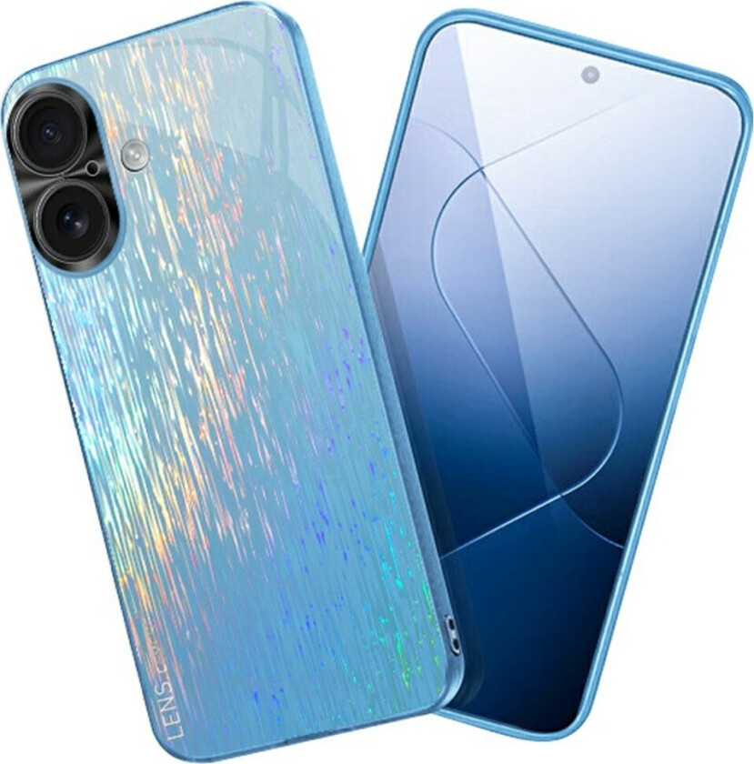 iPhone 16 Hardt Plast Deksel - Blå