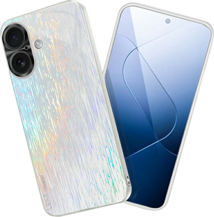 iPhone 16 Hardt Plast Deksel - Hvit