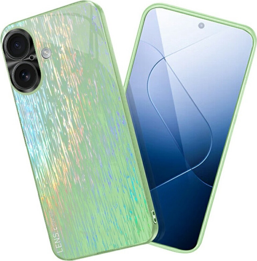 iPhone 16 Hardt Plast Deksel - Grønn