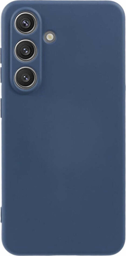 Samsung Galaxy S25+ (Plus) Fôret Fleksibelt Plast Deksel - Mørkeblå