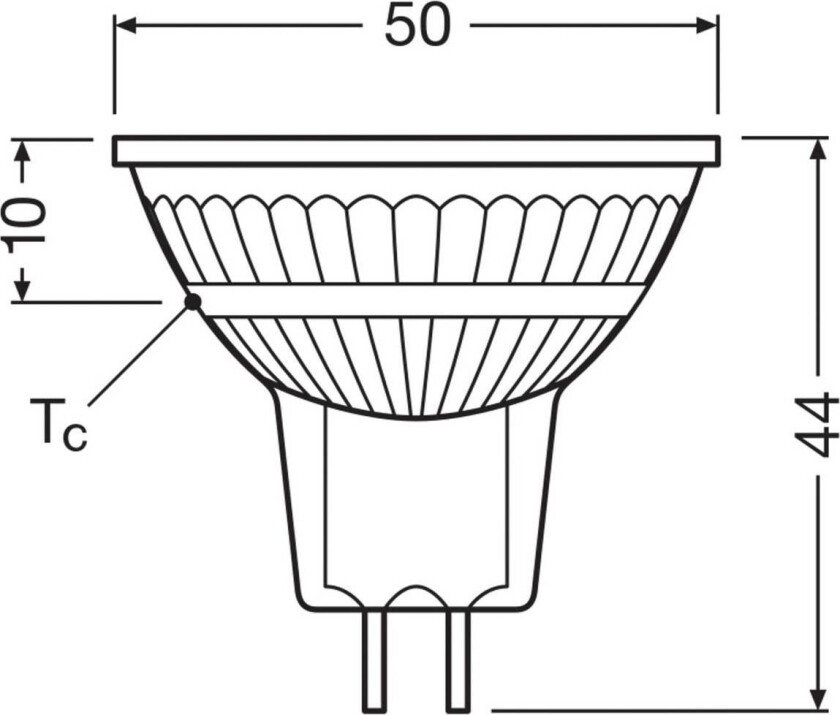 OSRAM LED-reflektorpære GU5.3 3,8W 827 36° 5-pakning