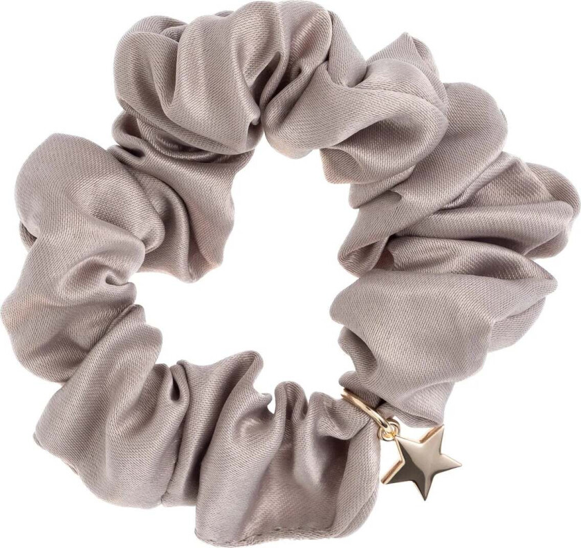 Satin Scrunchie Taupe