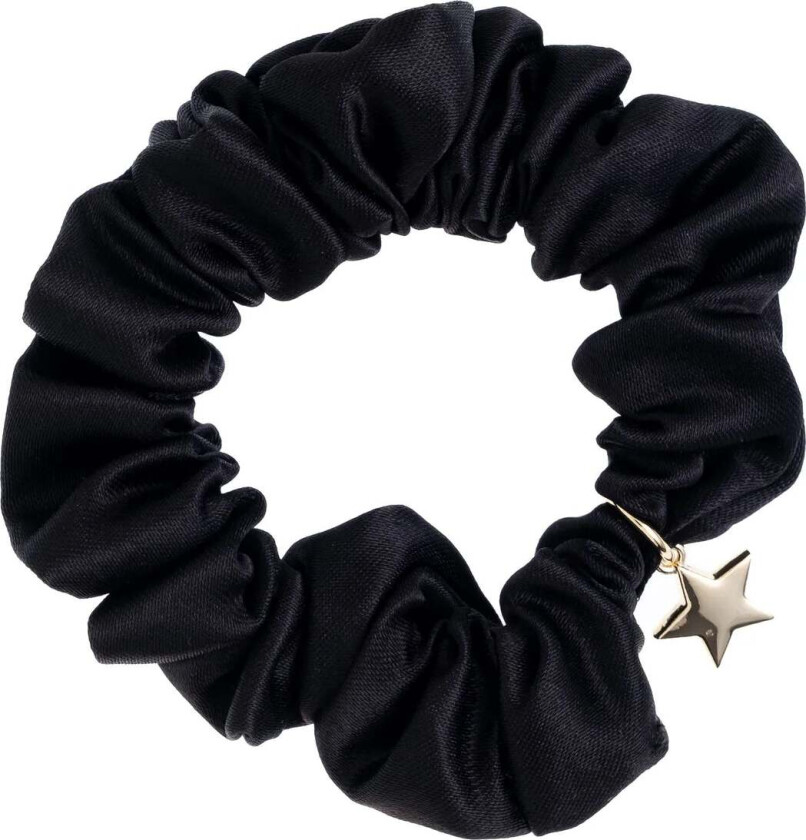 Satin Scrunchie Black