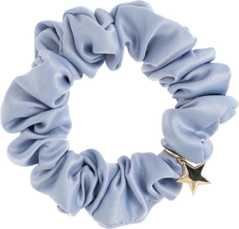 Satin Scrunchie Light Blue