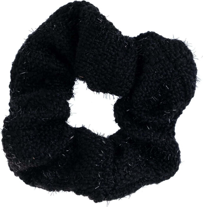 Tweed Scrunchie Black