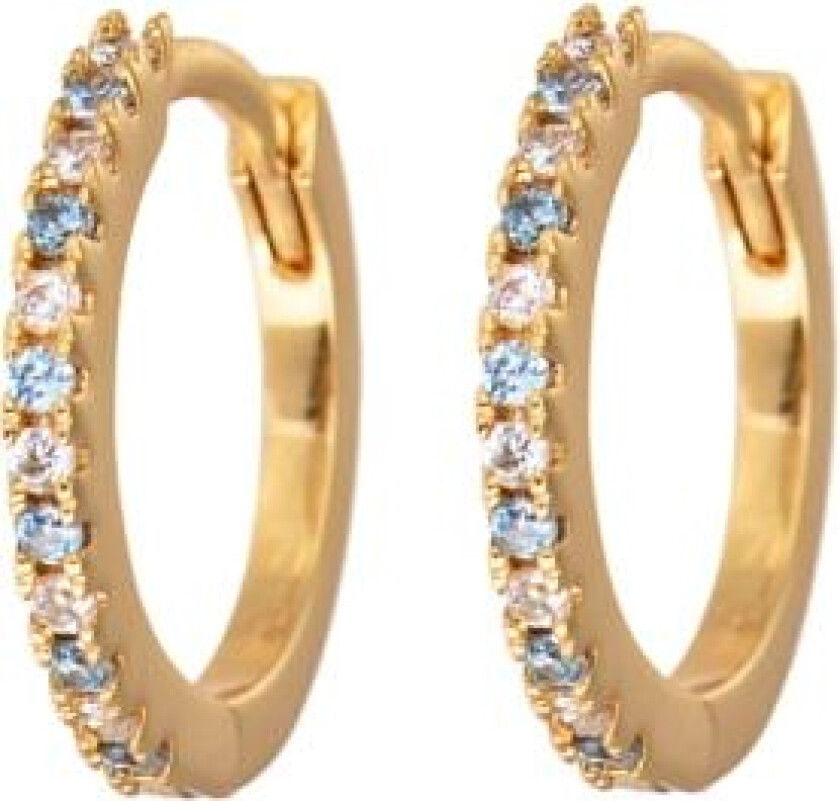 Medium Hoops Blue & White