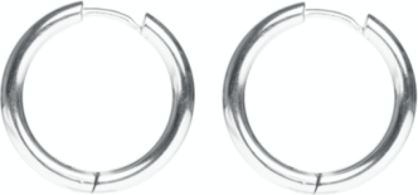 Hugger Hoop Round Silver