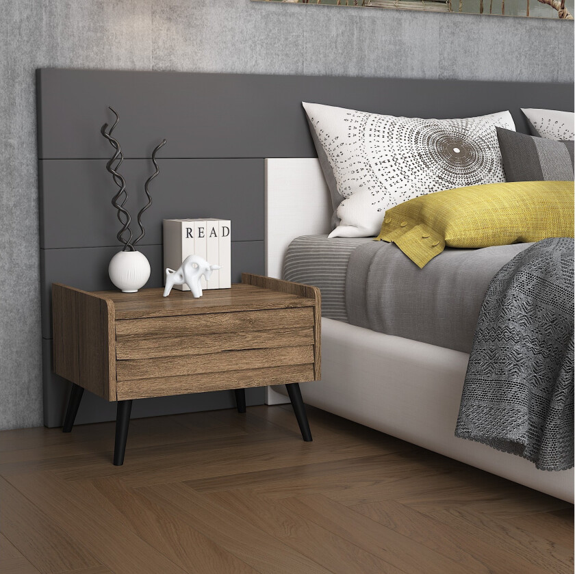 Elspet Nattbord 60 cm - Valnøtt