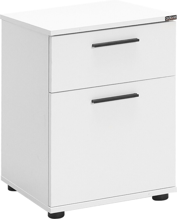 KMD Nattbord 40 cm - Hvit