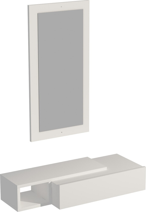 Vien Sidebord 82 cm - Hvit