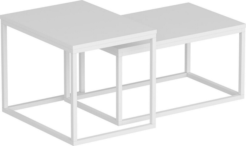 Leka Sofabord 72 cm - Hvit