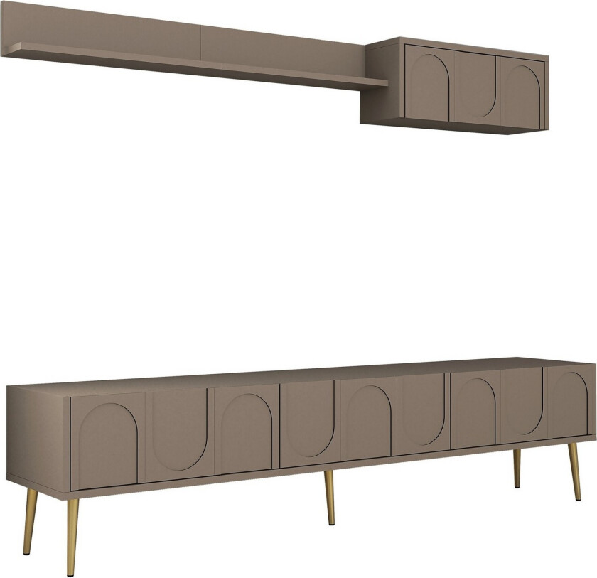 Hazim TV-benk 180 cm - Gull