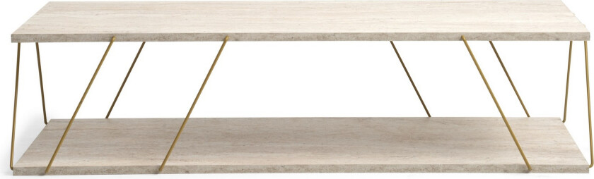 Labranda Sofabord 120 cm - Gull/Marmor