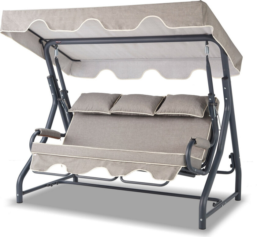 Icterina Komplett Hammock 200 cm - Antrasitt/Grå