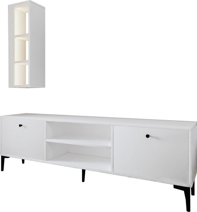 Bien TV-benk 150 cm - Hvit