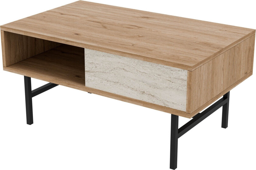 Almasi Sofabord 90 cm - Eik