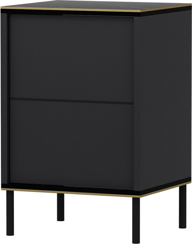 Imaj Nattbord 40x35 cm Antrasitt - Hanah Home