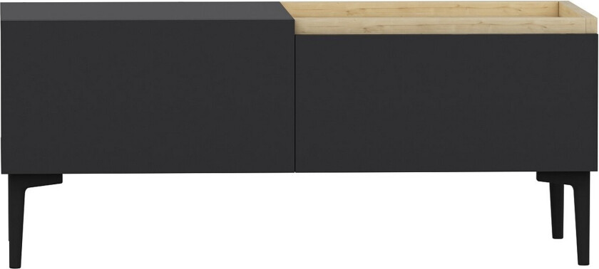 Mijara TV-benk 160x37 cm Svart - Hanah Home