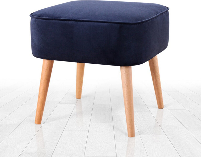 Anaro Sittepuff 45 cm Rektangulær - Marineblå