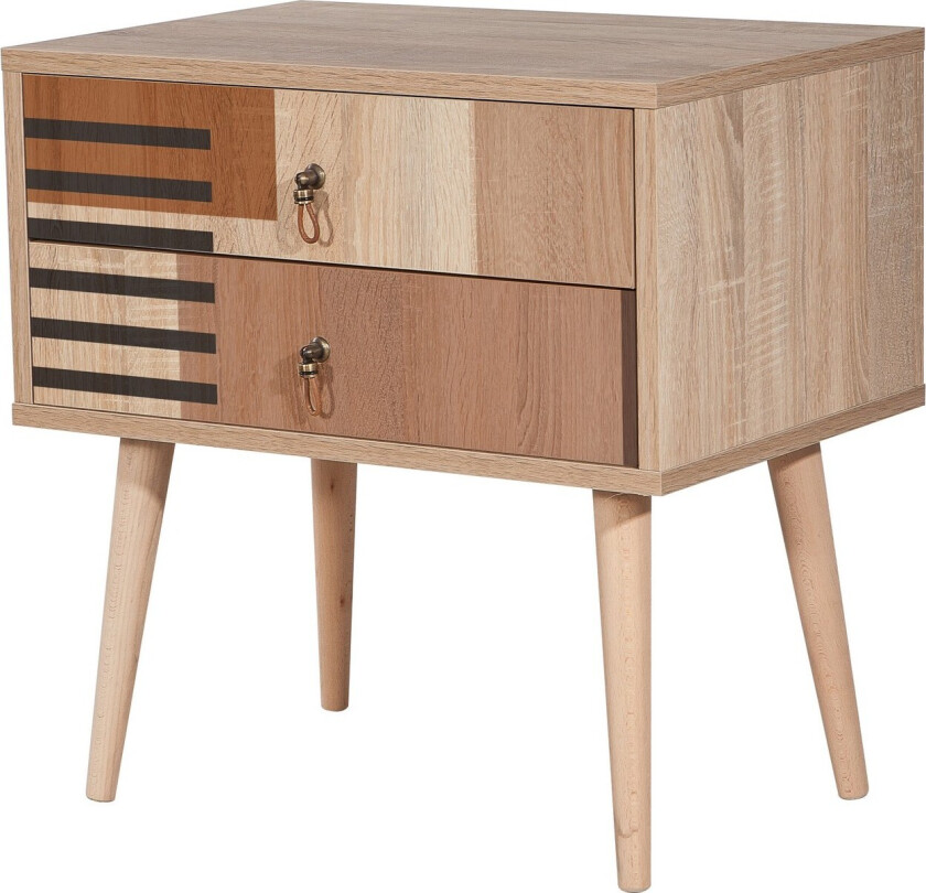 Bertoaria Nattbord 60x40 cm Brun - Hanah Home