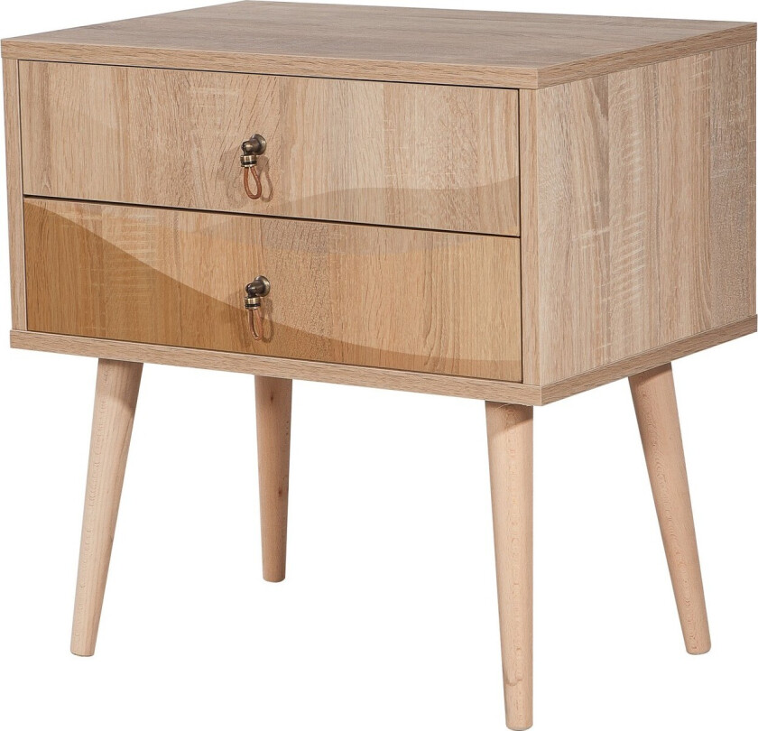 Bertoaria Nattbord 60x40 cm Brun - Hanah Home