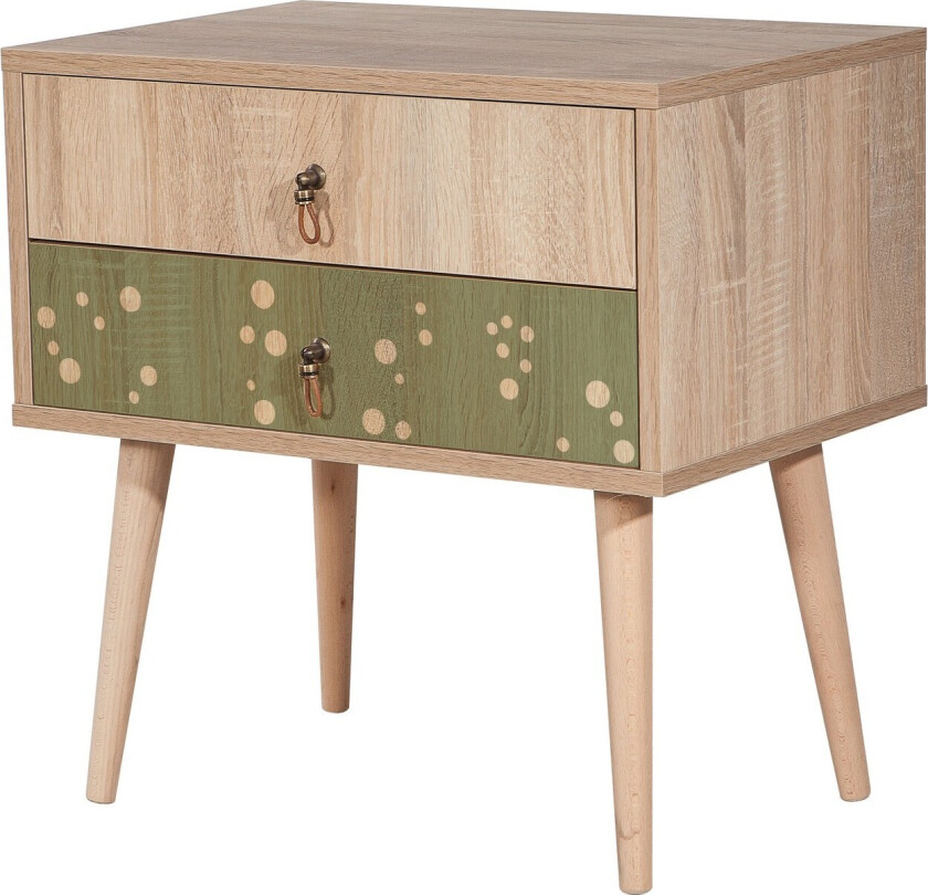 Bertoaria Nattbord 60x40 cm Brun - Hanah Home