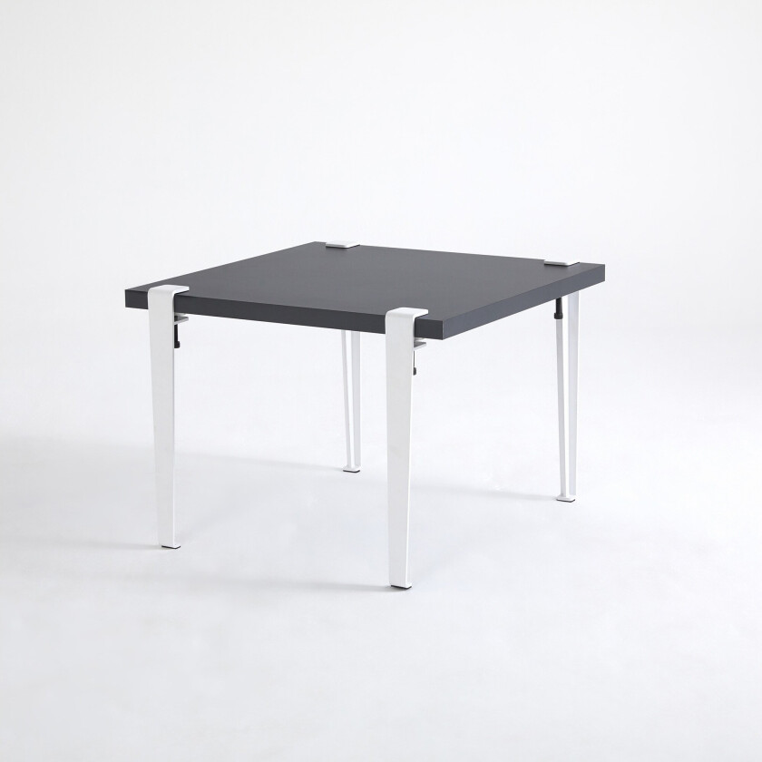 Halicheron Sofabord 60x60 cm Svart/Hvit - Hanah Home