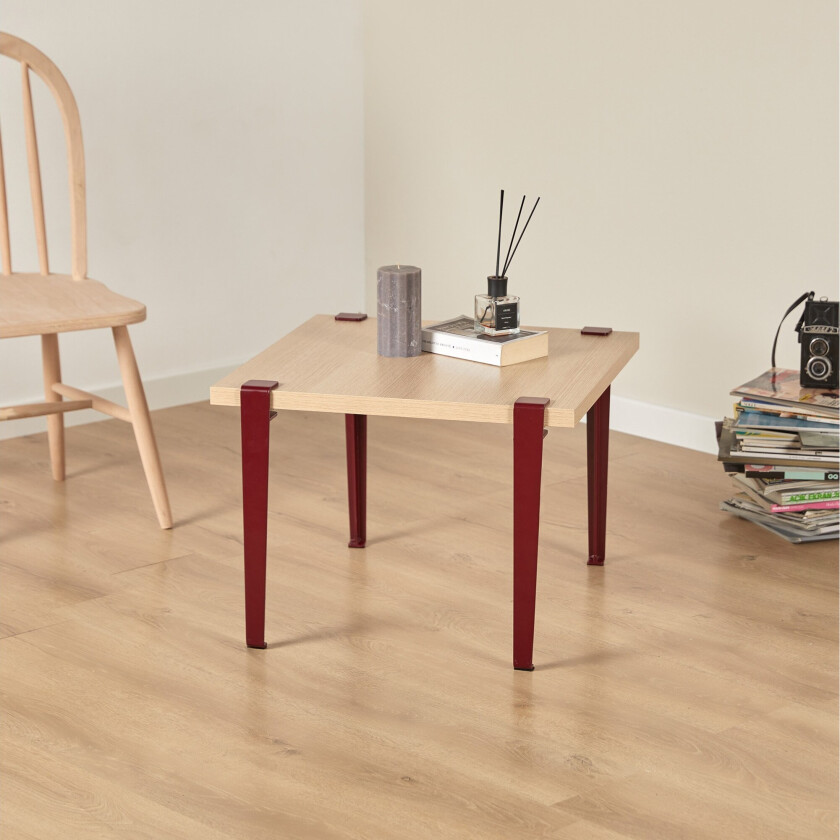 Halicheron Salongbord 60x60 cm Mørkbrun - Hanah Home