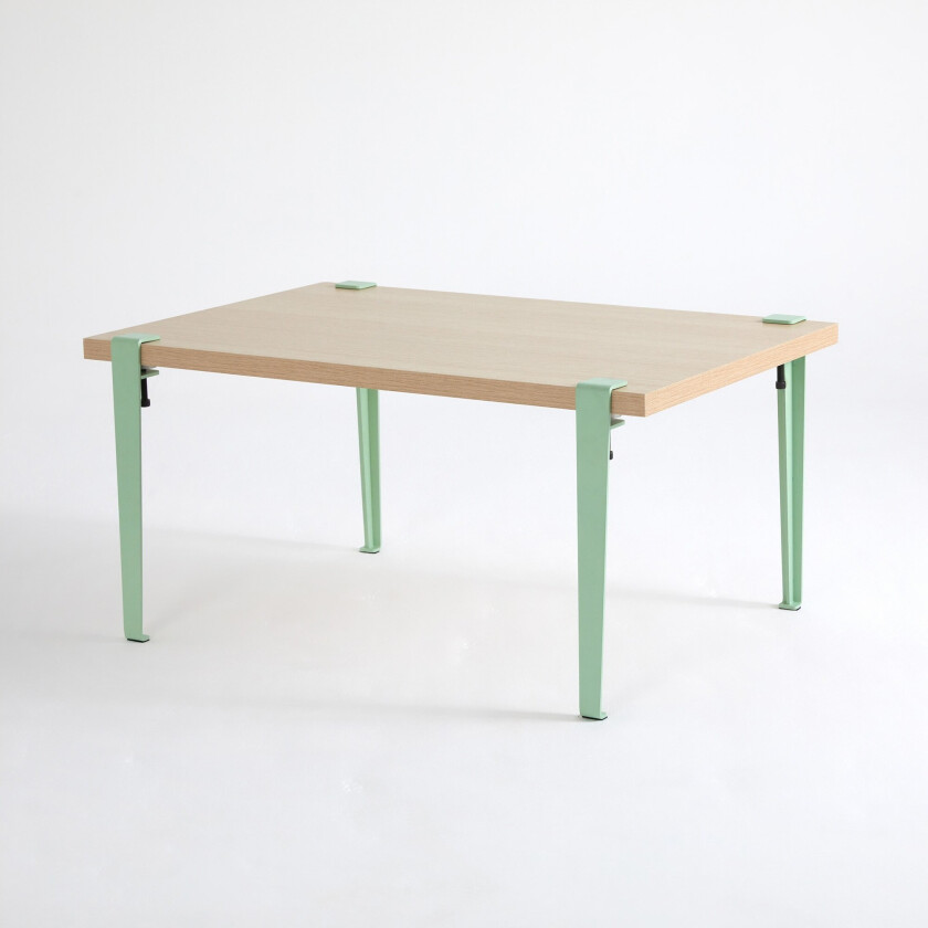 Neda Sofabord 90x60 cm Brun/Blå - Hanah Home