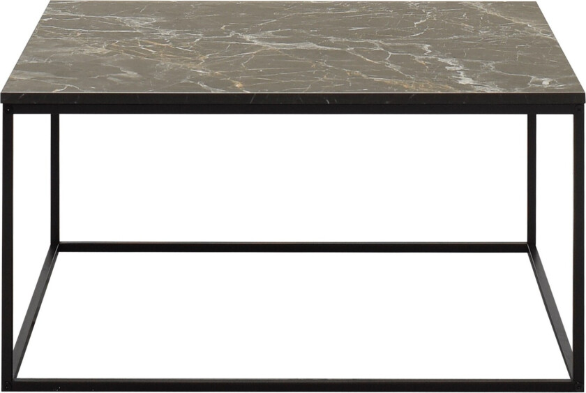 Ajmit Sofabord 80x80 cm Svart - Hanah Home