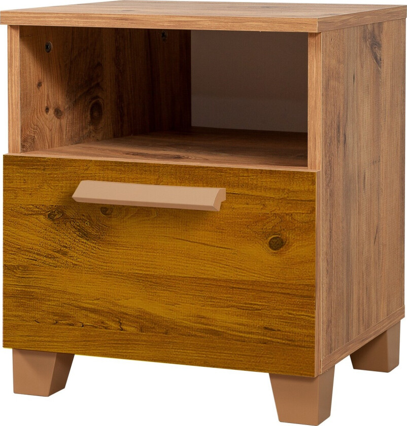 Leva Nattbord 45x40 cm Brun - Hanah Home