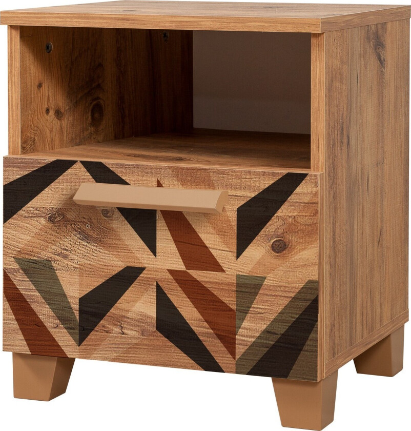 Leva Nattbord 45x40 cm Brun - Hanah Home