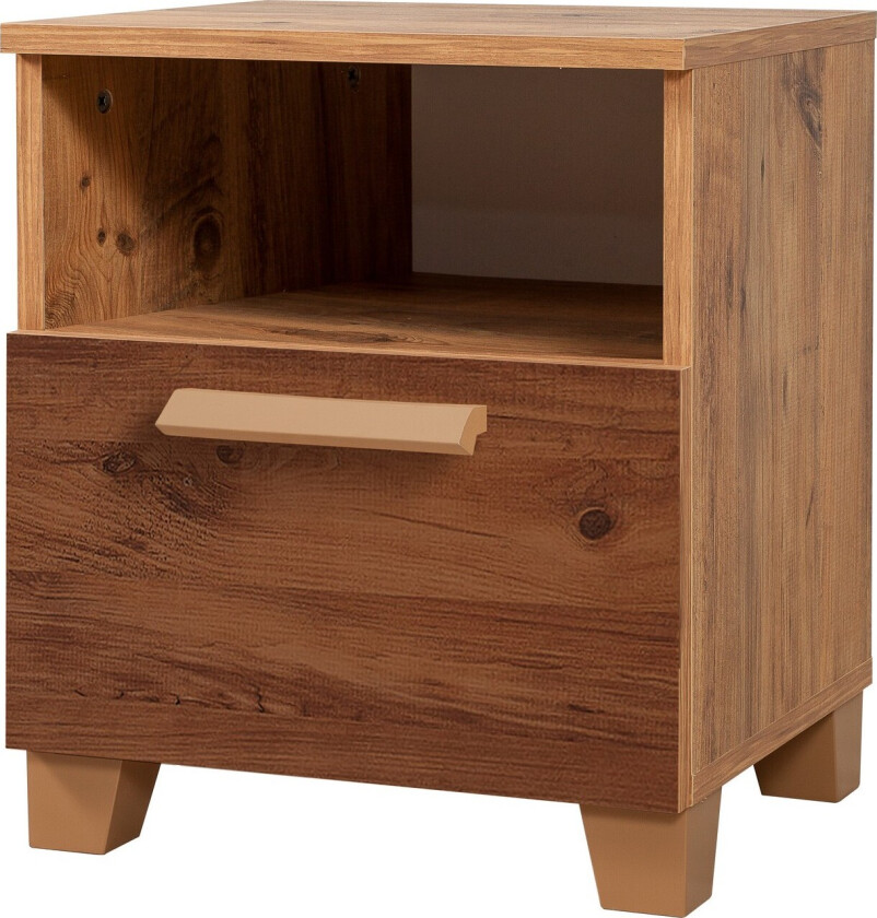 Leva Nattbord 45x40 cm Brun - Hanah Home