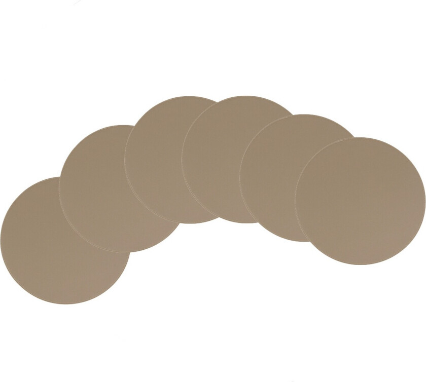 Moana Glassunderlag Ø10 cm - Latte