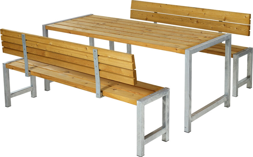 PLUS Plankesett med 2 Ryggstøtter 186 cm