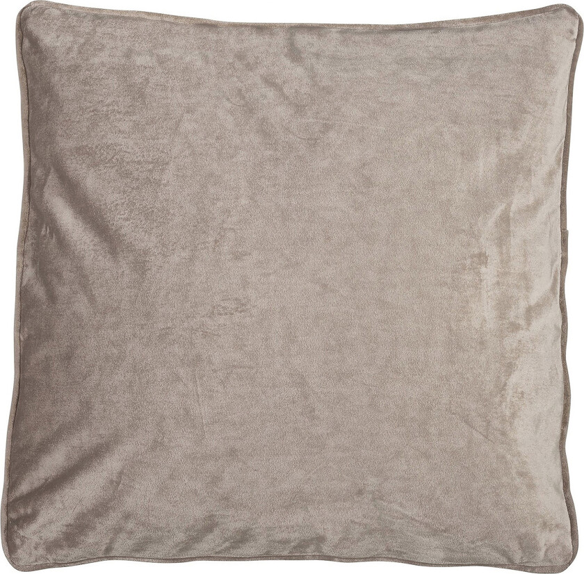 Sameta Putetrekk 45x45 cm Fløyel - Grå/Beige