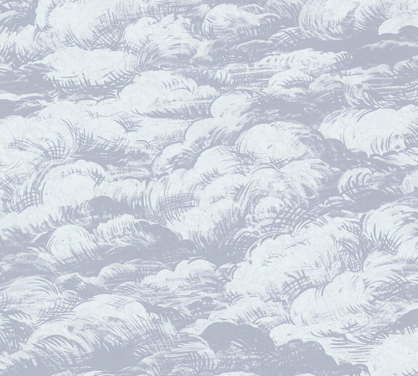 Cloud Tapet Jungle Chic Uvevd Grå Hvit - AS Creation