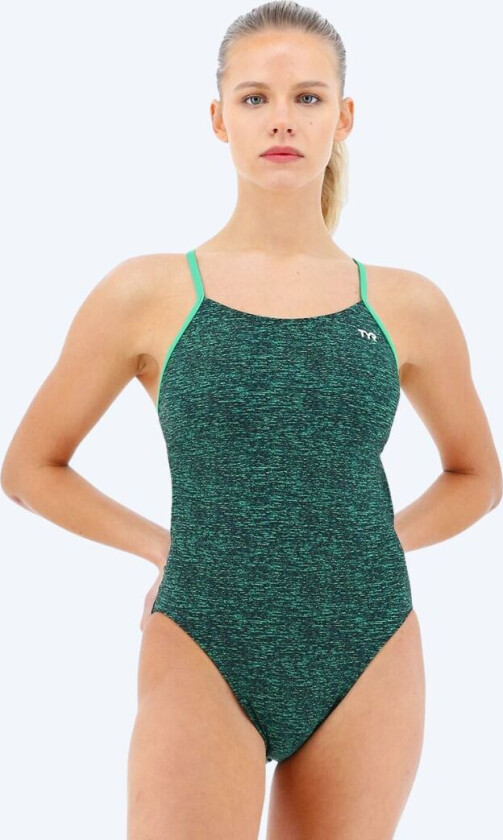 badedrakt til damer - Durafast Elite Lapped - Grønn