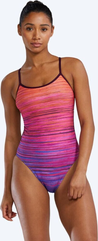 badedrakt til damer - Azama Trinityfit - Rosa/oransje