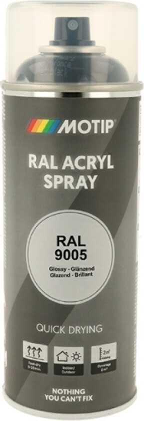 Industri Ral 9005 Højglans 400Ml