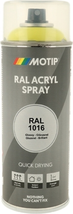 Ral 1016 High Gloss Sulphur Yellow