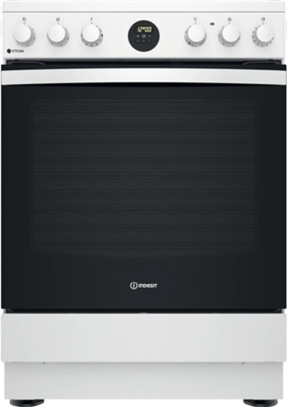 Is67v8chw/E Cooker, Freestanding, A, Electric Hob, Electric Oven, Width 60 Cm, White/Black