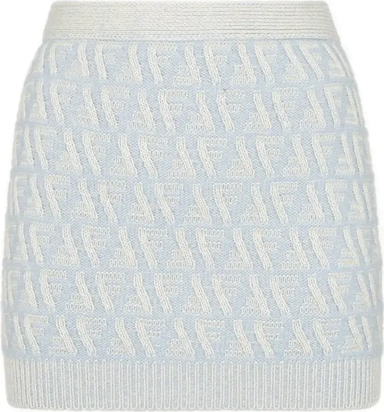Dame, Skjørt, Blå, 2XS