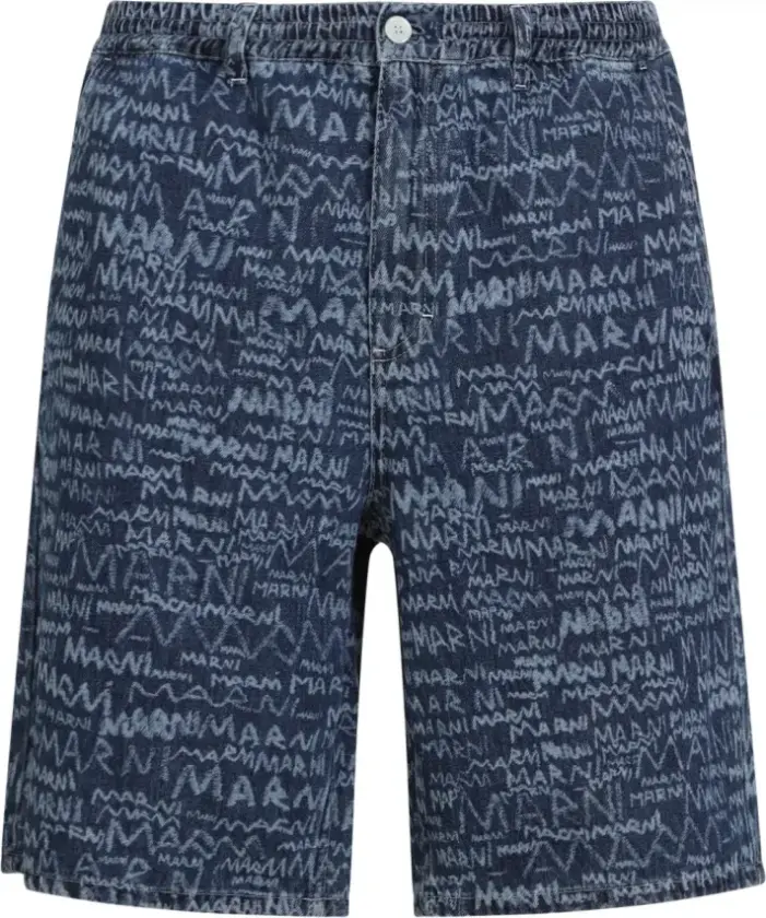 Herre, Shorts, Blå, W33