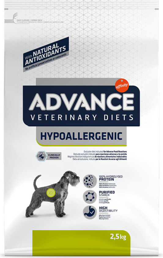 Advance Veterinary Diets Hypoallergenic - 2,5 kg