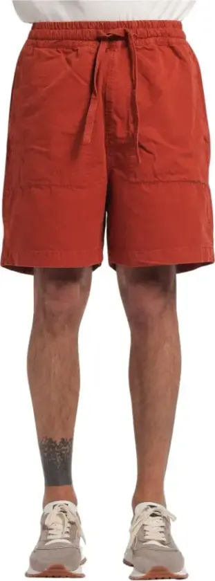 Herre, Shorts, Rød, S