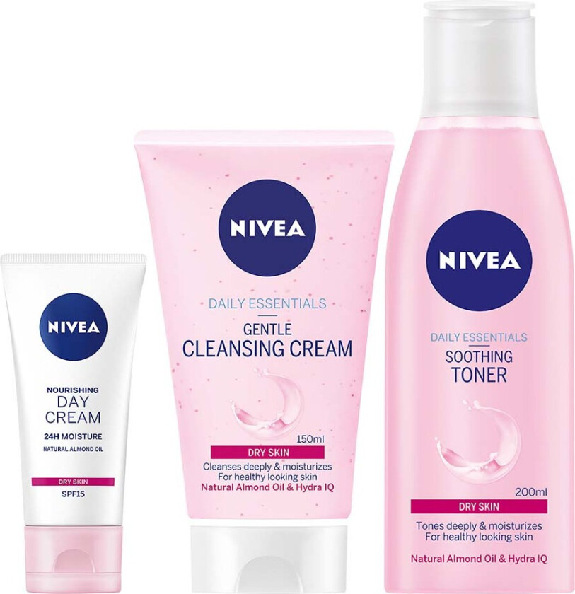 Bilde av Nivea Skin Regimen For Dry Skin,  Nivea Sett / Esker